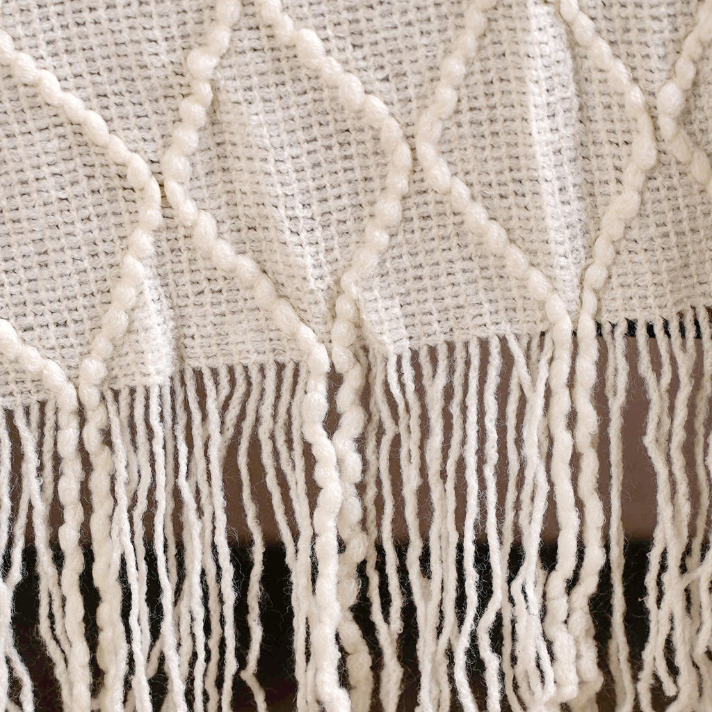 Pristine White Couch Throw Nestasia