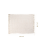 Pristine White Couch Throw Nestasia