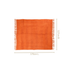 Pumpkin Spice Textured Throw Blanket Nestasia