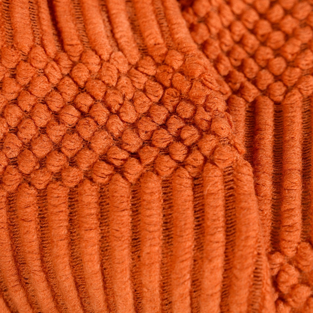 Pumpkin Spice Textured Throw Blanket Nestasia