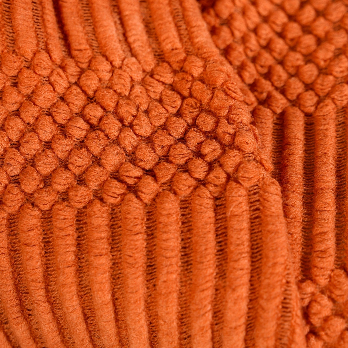 Pumpkin Spice Textured Throw Blanket Nestasia