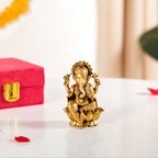Pure Brass Ganesh Idol 8cm Nestasia