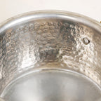 Pure Brass Hammered Saucepan 1200ml Nestasia