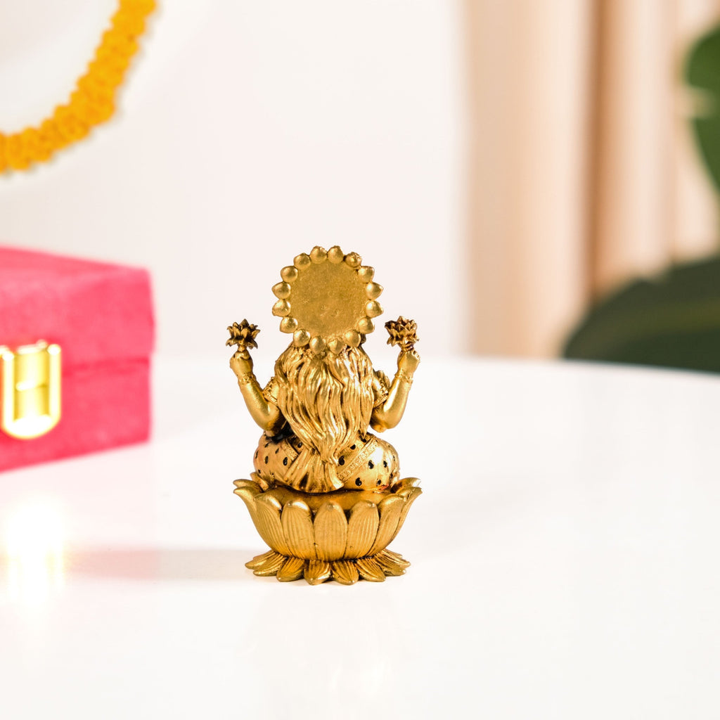 Pure Brass Lakshmi Idol 8cm Nestasia
