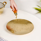 Pure Brass Tawa With Wooden Handle Nestasia