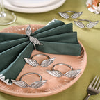 Wings Napkin Ring In Pure Brass Set Of 6 Nestasia