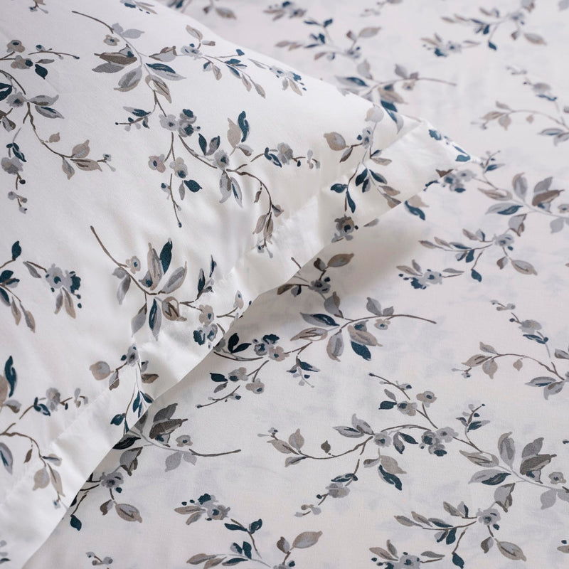 Frostbloom Queen Size Bedding Set 254x229cm Nestasia