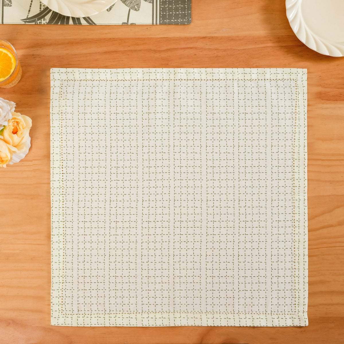 Pure Cotton Table Napkin Set Of 4 Nestasia