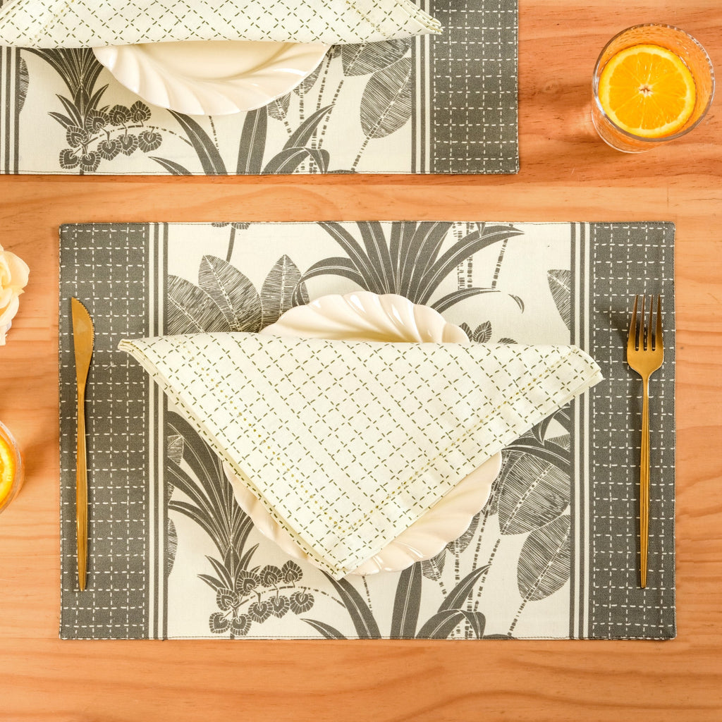 Pure Cotton Table Napkin Set Of 4 Nestasia