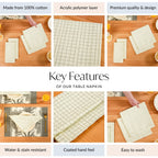 Pure Cotton Table Napkin Set Of 4 Nestasia
