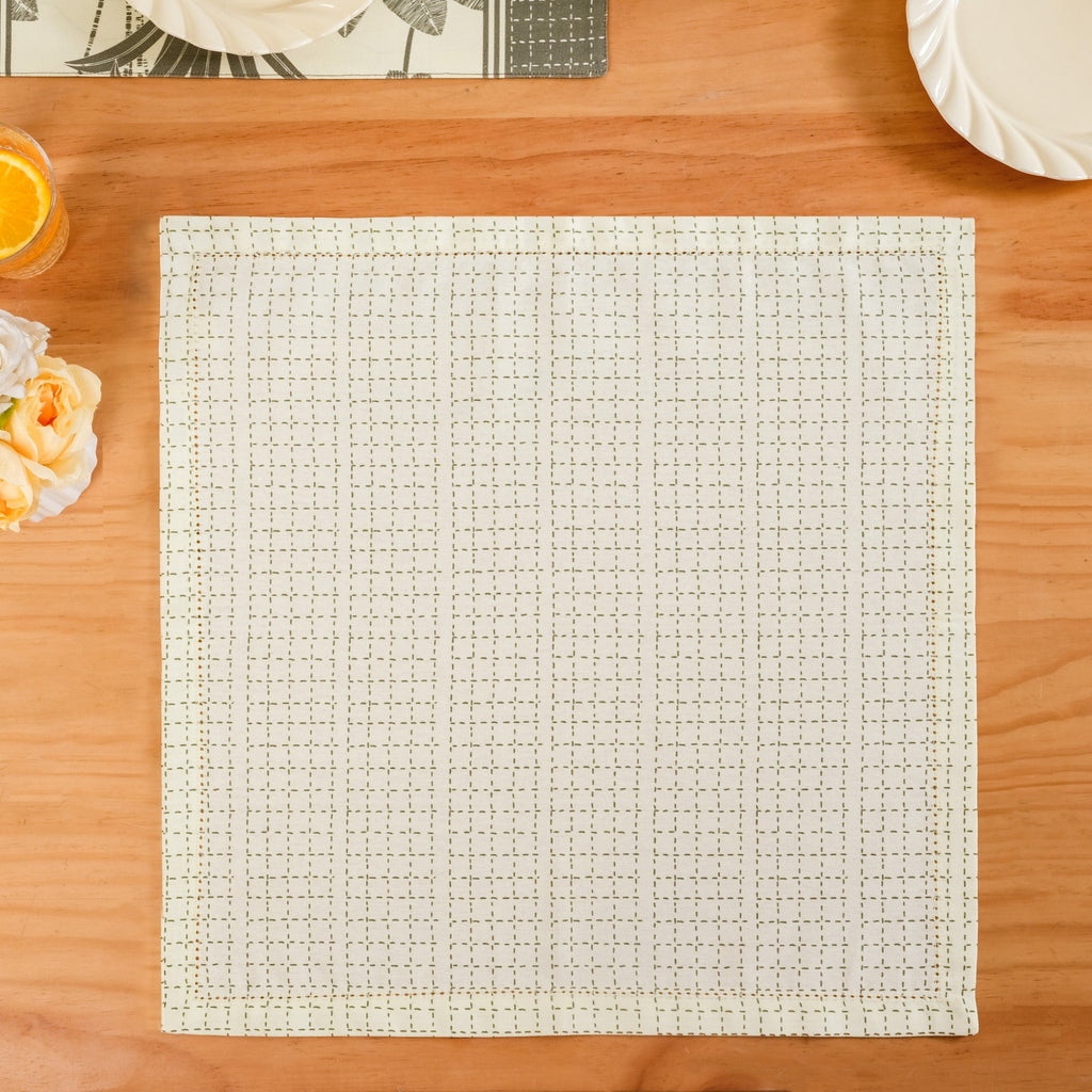 Pure Cotton Table Napkin Set Of 6 Nestasia