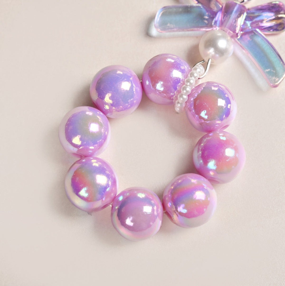 Purple Paradise Hoop Keychain Nestasia