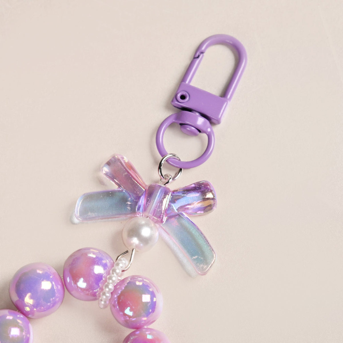 Purple Paradise Hoop Keychain Nestasia