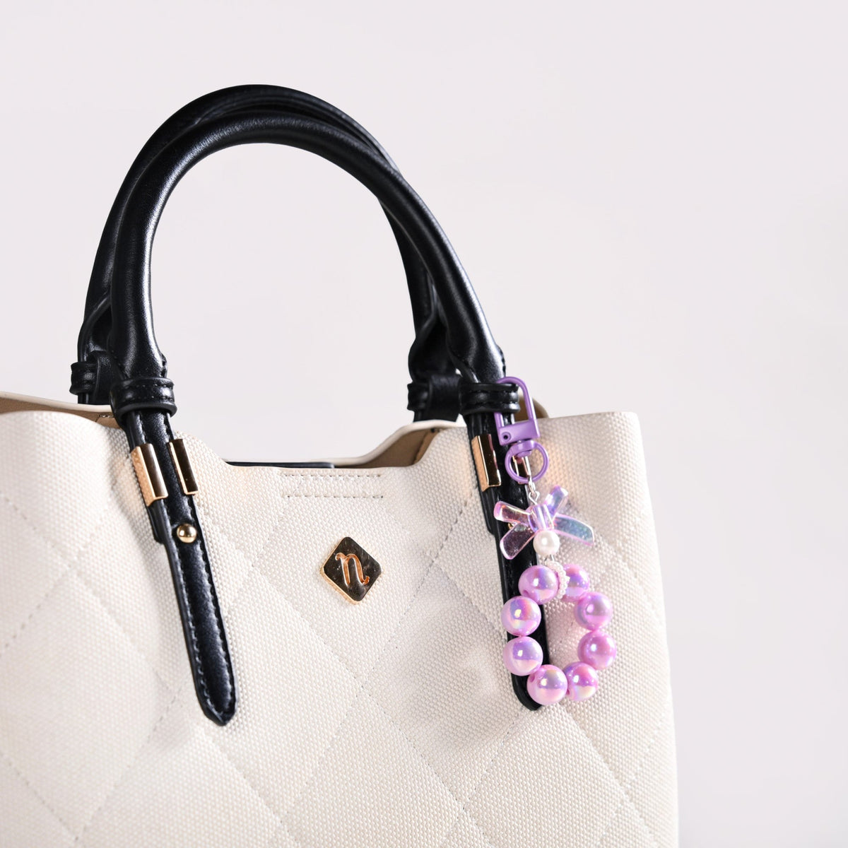 Purple Paradise Hoop Keychain Nestasia