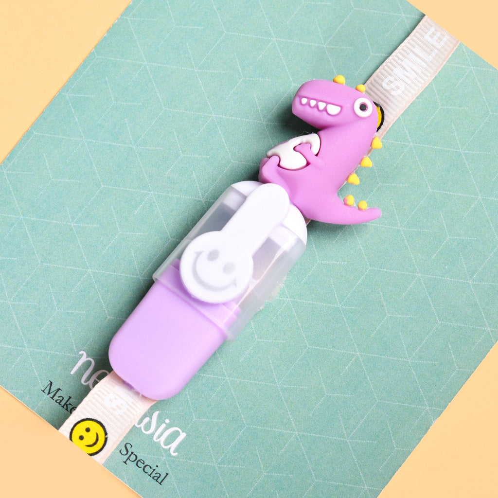 Purple Dino Rakhi Gift Set Nestasia