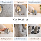 Minimalist Elephant Sculpture Home Decor Nestasia