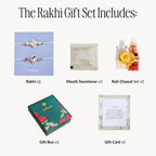 Twin Unicorn Rakhi Gift Set Nestasia