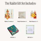 Marigold Grace Rakhi And Lumba Set Nestasia
