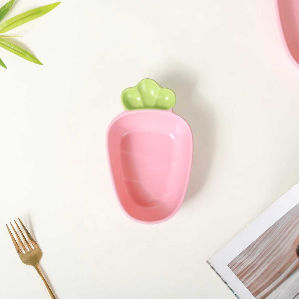Radish Ceramic Snack Dish Pink 300 ml Nestasia