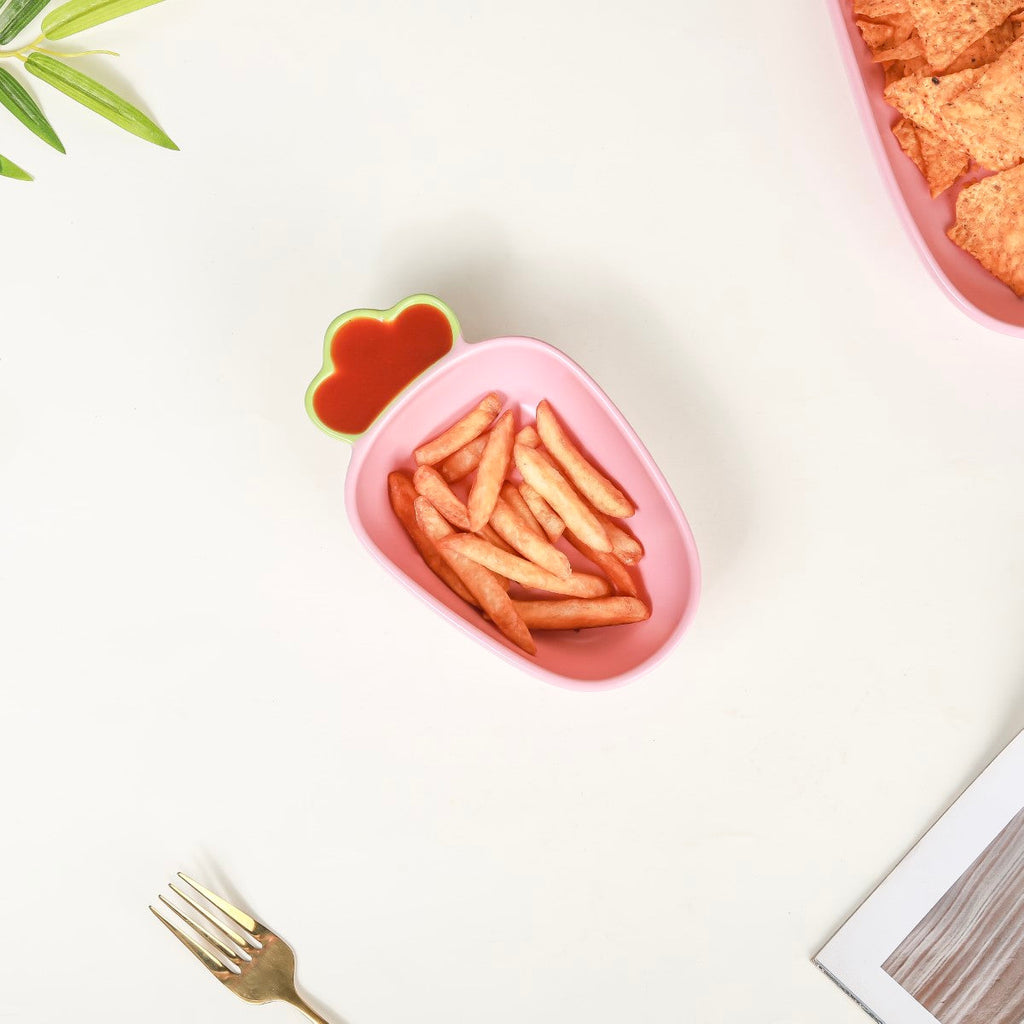 Radish Ceramic Snack Dish Pink 300 ml Nestasia