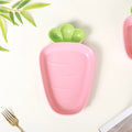 Ceramic Chip And Dip Platter Pink 550 ml Nestasia