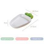 Chip And Dip Platter White Raddish 550 ml Nestasia