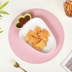 Chip And Dip Platter White Raddish 550 ml Nestasia