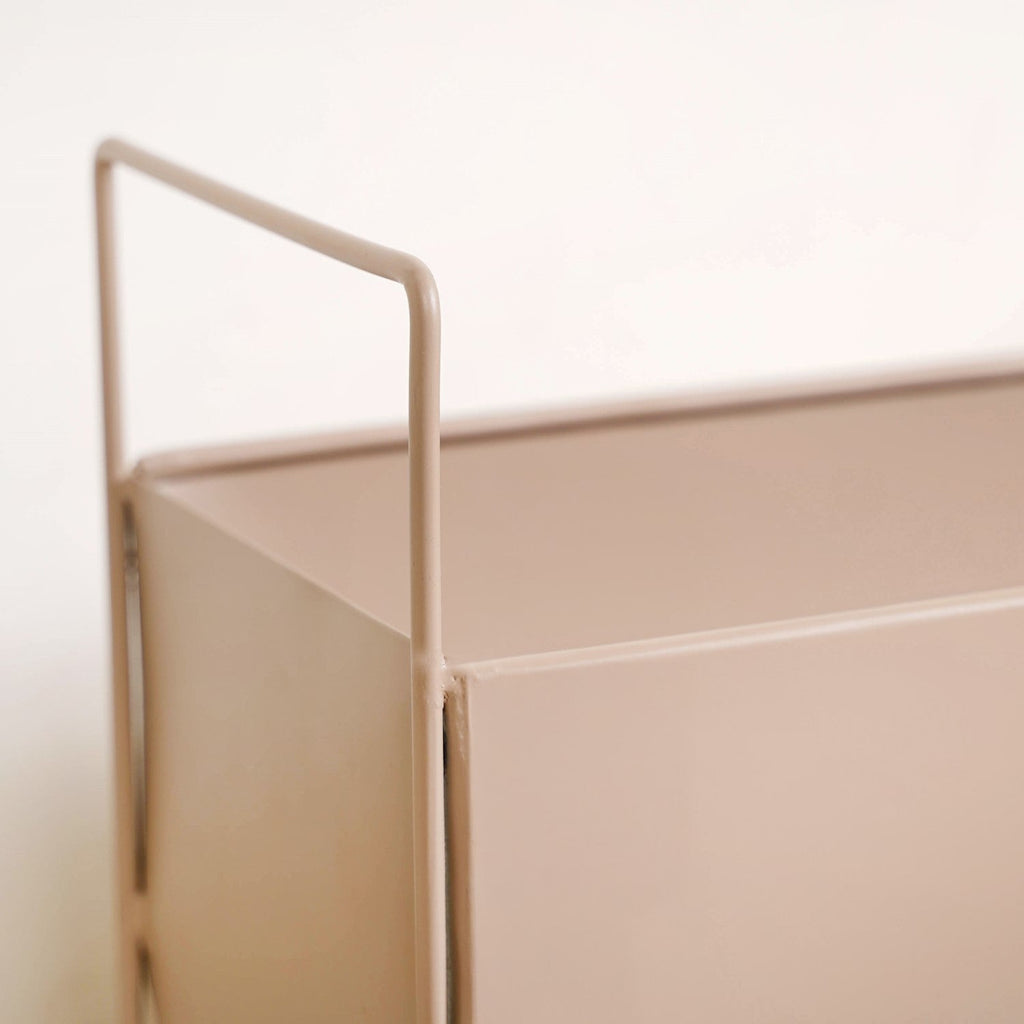 Raised Trough Planter With Handle Beige Nestasia
