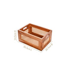 Organic Rattan Wooden Basket Crate Nestasia