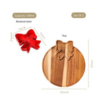 Red Bow Chip Dip Platter Nestasia