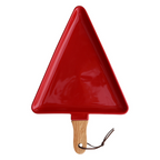 Red Triangle Plate Large Nestasia