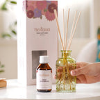 Cypress Spice Fragrance Jar And Reed Diffuser Set Of 3 Nestasia