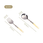 Imperial Serving Spoon Set Of 2 Nestasia