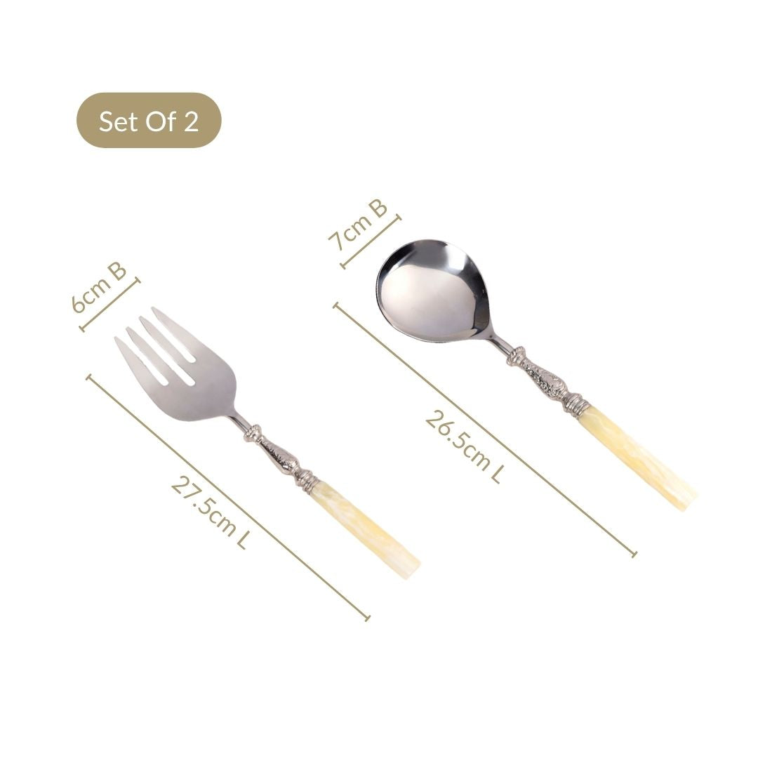 Imperial Serving Spoon Set Of 2 Nestasia