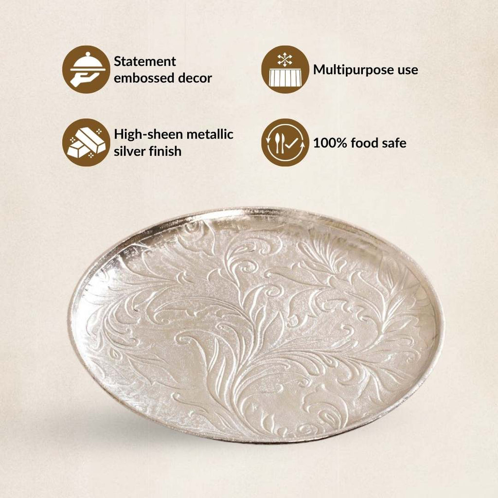 Regal Silver Platter 28cm Nestasia