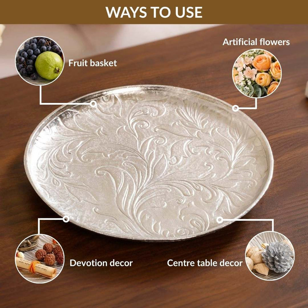 Regal Silver Platter 28cm Nestasia