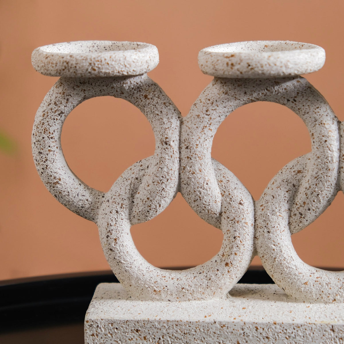 Olympic Rings Sculpture Candle Stand Nestasia