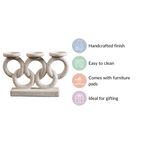 Olympic Rings Sculpture Candle Stand Nestasia
