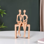 Couple On A Bench Showpiece Nestasia