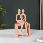 Couple On A Bench Showpiece Nestasia
