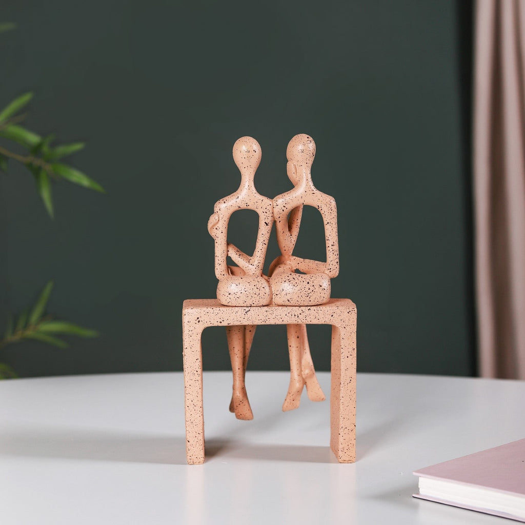 Couple On A Bench Showpiece Nestasia