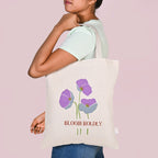 Flower Power Reusable Printed Canvas Tote Bag Set Of 2 Nestasia