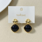 Black And Gold Rhombus Drops Nestasia