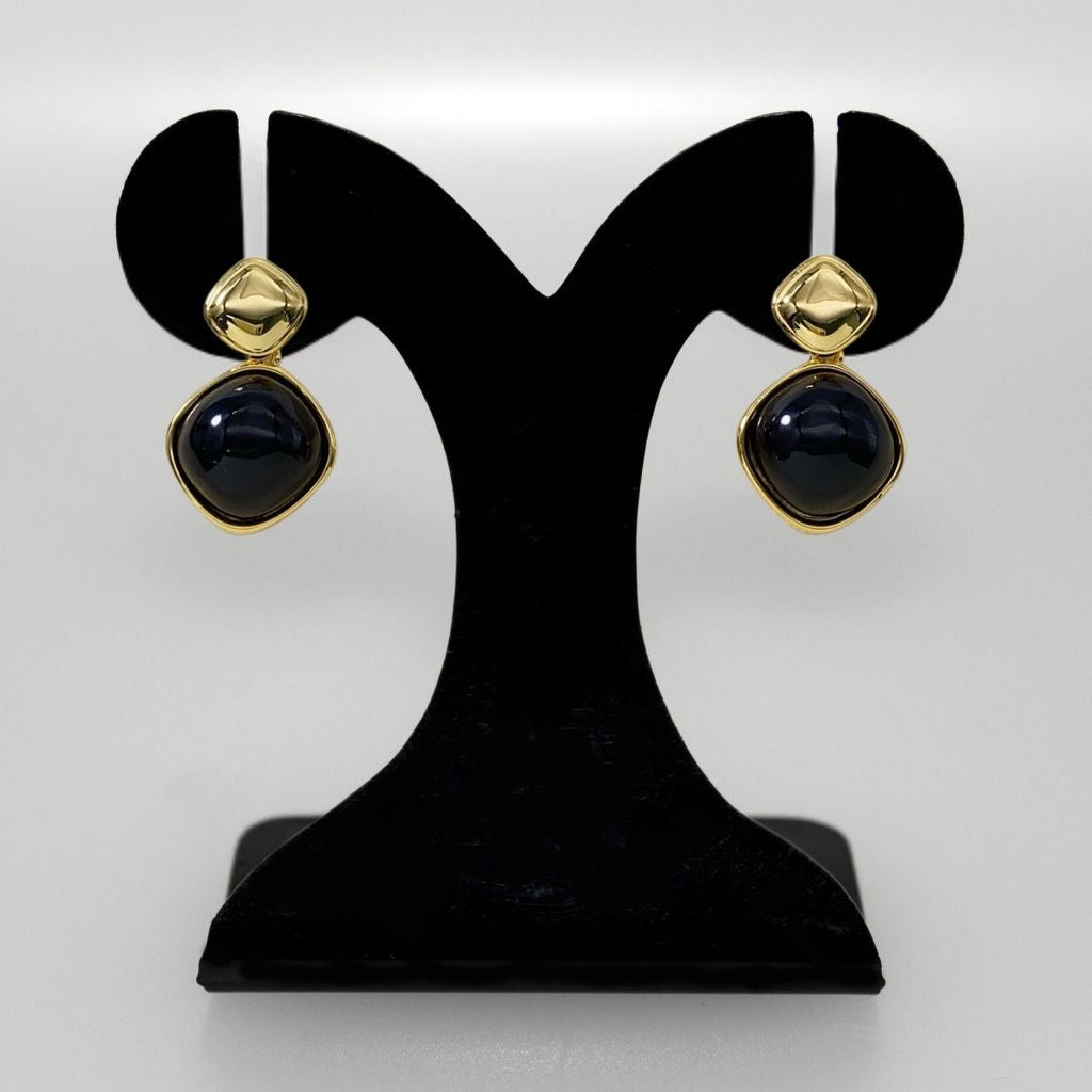 Black And Gold Rhombus Drops Nestasia