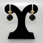 Black And Gold Rhombus Drops Nestasia