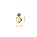 White And Gold Rhombus Drops Nestasia