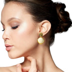 White And Gold Rhombus Drops Nestasia
