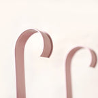 Ribbed Hanging Planter Set Of 2 Dusty Pink Nestasia