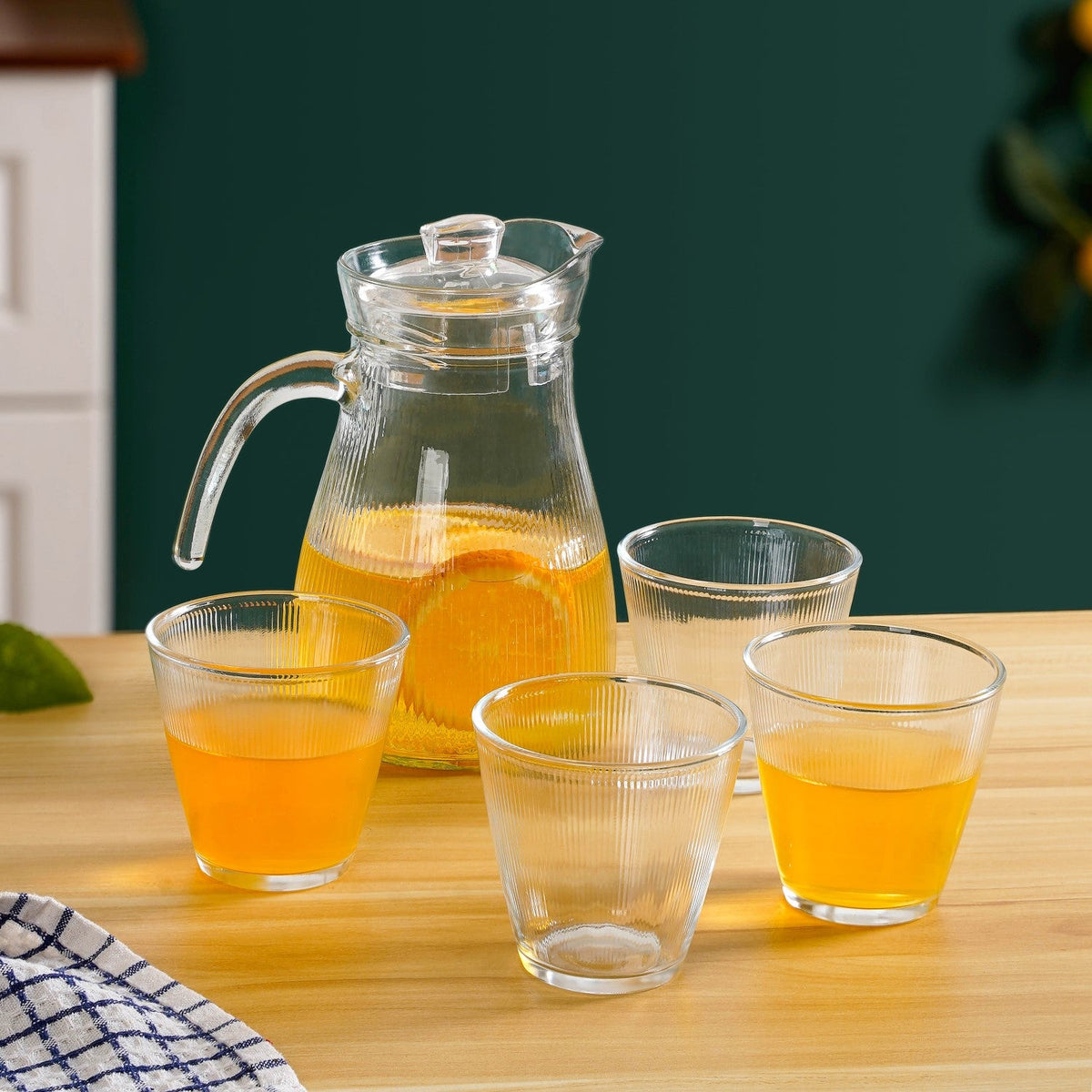Water Jug With Tumbler Set Of 5 Nestasia