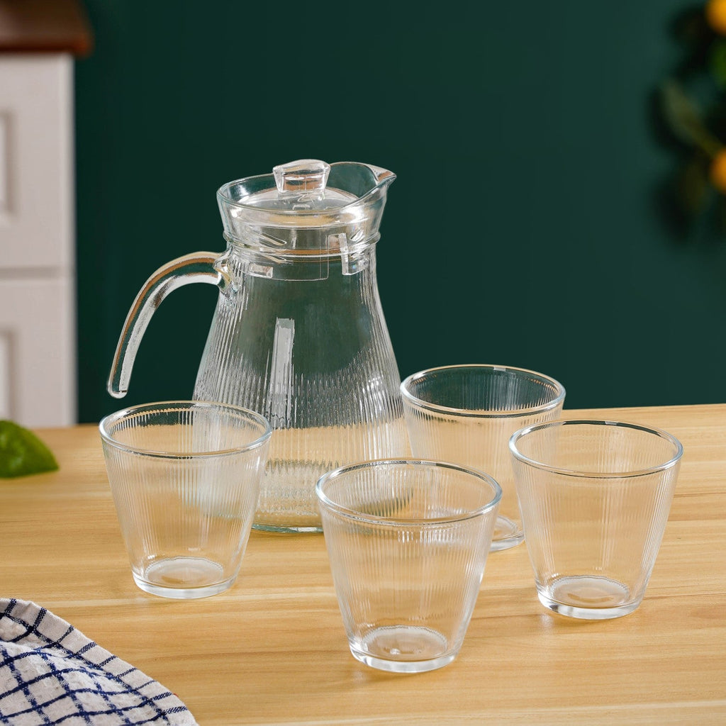 Water Jug With Tumbler Set Of 5 Nestasia